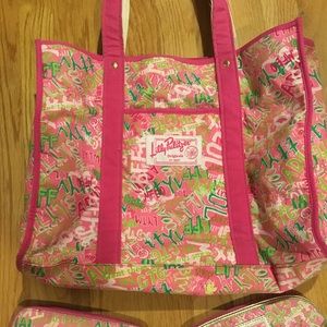 ❇️SOLD❇️ Lilly Pulitzer Tote Set